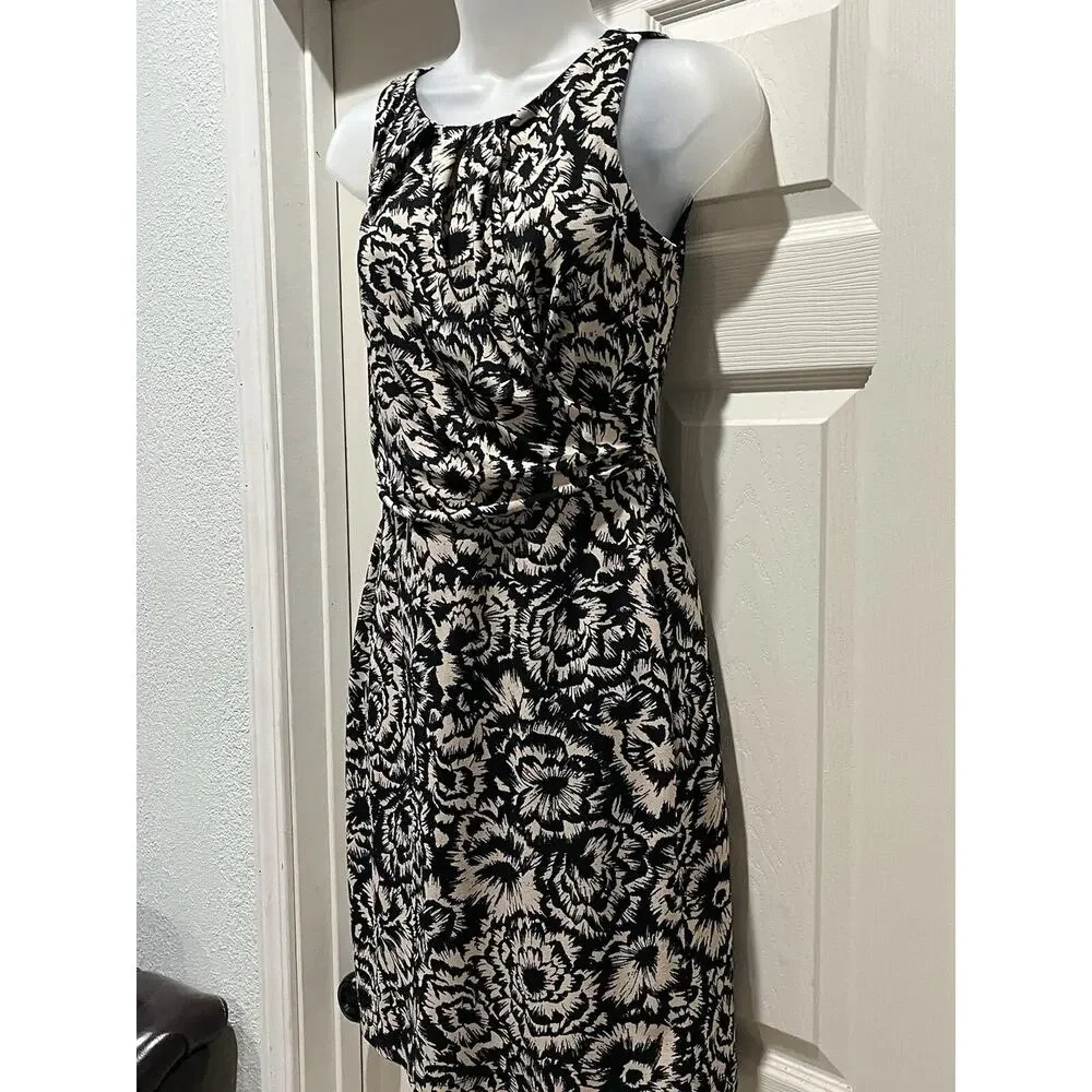 Ann Taylor Loft Sleeveless Dress Size XS Side Tucked